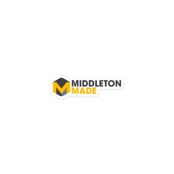 Middleton Made Bubble-free stickers